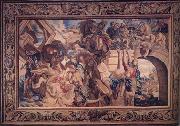 Peter Paul Rubens The Battle of the Milvian Bridge,from The Life of Constantine (mk01) oil painting picture wholesale